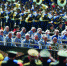 中国人民抗日战争暨世界反法西斯战争胜利70周年阅兵式上的抗战老兵方队（摄影） 2015年  王定昶 - 文化厅