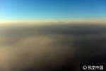 飞机上航拍西安上空的雾霾 灰霾围城仍未消散 - 华商网