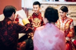 跳水女皇吴敏霞在陕西大婚 穿中式嫁衣似天仙（图） - 西安网