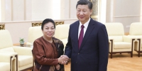 习近平会见老挝人革党中央总书记特使 - 西安网