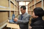 赵昶葆到西安外国语大学西京学院评估检查档案管理工作 - 教育厅