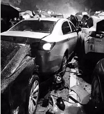 车主酒后闹市飙车 16车被撞8人受伤 - 西安网