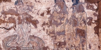 （图文互动）（1）陕西发现现存最早唐墓山水屏风壁画 - 西安网