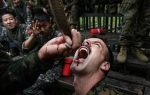 美联合28国在泰进行军演 士兵丛林生喝蛇血 - 西安网