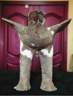 神木石峁遗址发现大型陶鹰 4000多年与宗教祭祀有关 - 西安网
