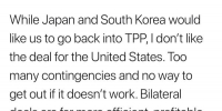 美国重返TPP又生变 特朗普:不喜欢美国参与该协定 - 西安网