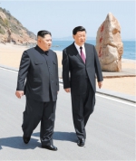 习近平同朝鲜劳动党委员长金正恩在大连举行会晤 - 西安网