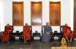 缅甸高僧代表团拜访省佛协、参观大慈恩寺 - 佛教在线