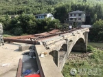 浙江两年前造的廊桥 一场暴风雨致坍塌 - 西安网