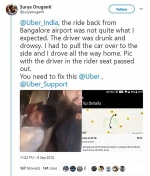 印度一优步司机酒醉 乘客自行开车回家遭警告 - 西安网