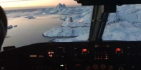 穿越到星战？客机降落格陵兰冰雪跑道视频引热议 - 西安网