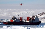 （第35次南极科考·图文互动）（1）“雪龙”号抵达南极中山站 - 西安网