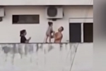 阿根廷父母扶女儿在七楼阳台边学步惊呆拍摄者 - 西安网