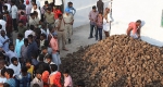印度一村庄当街上演扔牛粪大战祈求好运健康 - 西安网