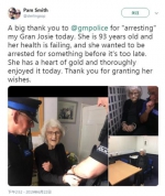 无罪也“被捕”？英国93岁老太太实现临终愿望 - 西安网