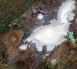 NASA公布对比照 显示冰岛一冰川三十年后完全消失 - 西安网