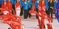 陕西健儿精彩亮相全国少数民族传统体育运动会开幕式 - 民族宗教局