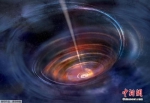NASA发布绚丽动图带你看黑洞世界 - 陕西新闻