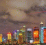 资料图：上海外滩灯光秀流光溢彩。 黄伟国 摄 - 西安网