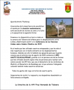 瑞典环保少女马德里赴会，当地协会曾提供驴子作交通工具 - 西安网
