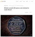 英国公布“脱欧”纪念币 将于1月31日发行 - 西安网