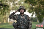 “二次入伍”的老兵付玉 韩海建 摄 - 西安网