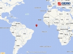 大西洋海岭中部发生6.2级地震 震源深度10千米 - 西安网