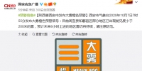陕西省西安市发布大雾橙色预警 - 西安网