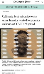 北美观察丨“奴隶工厂”疫情肆虐仍不停工 美国监狱生存状况险恶 - 西安网