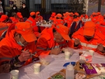 “饺”你一起过冬至丨三百名环卫工，共吃饺子宴 - 西安网