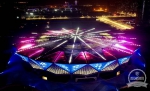 奥体中心开启泛光照明 光影璀璨迎接新春佳节 - 西安网