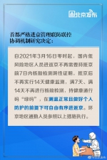 国内低风险地区人员进返京不需持抵京前7日内核酸检测阴性证明 - 西安网