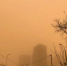 北京迎沙尘降温天气 能见度低 - 西安网