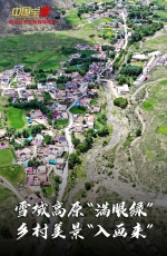 中国宝“藏” | 雪域高原“满眼绿” 乡村美景“入画来” - 西安网