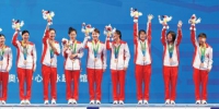 陕西队获十四运会跳水女子团体赛铜牌 - 西安网