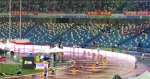 全运会田径女子4×100米接力决赛 葛曼棋领衔的奥运联合队夺金 - 西安网