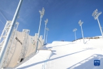 河北张家口：防风墙亮相冬奥赛场云顶滑雪公园 - 西安网
