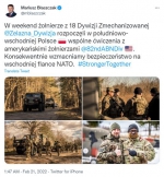 波兰：美国驻波兰士兵开始在乌克兰边境附近演习 - 西安网