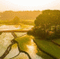 航拍江西吉安金色晨光照耀乡村绘就一幅秀美田园画卷 - 西安网
