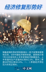 【图说中国经济】扎实推进“六稳六保”：中国经济稳步复苏 - 西安网