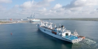 中国远望5号船停靠斯里兰卡汉班托塔港 - 西安网