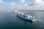 中国远望5号船停靠斯里兰卡汉班托塔港 - 西安网