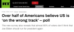 新民调：63%的美国人认为美国“正走在错误的轨道上” - 西安网