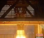 图为液体火箭发动机进行试验。　航天科技六院供图 - 陕西新闻