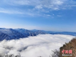 陕西汉中：雪后初霁 龙头山冰雪与云海共存 - 西安网
