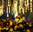 　　1月22日，游客在西安大雁塔北广场上的诗词灯组下游玩拍照。新华社记者 刘潇 摄 - 西安网