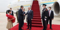 出席中国-中亚峰会的哈萨克斯坦总统托卡耶夫抵达西安市 - 西安网