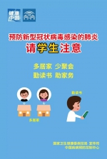 预防新型冠状病毒感染的肺炎系列海报来了，看看学生、家长注意啥 | 防控知识⑪ - 西安网