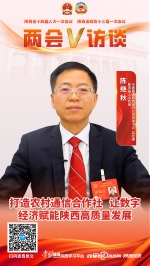 两会V访谈｜省人大代表陈继秋：打造农村通信合作社 让数字经济赋能陕西高质量发展 - 西安网